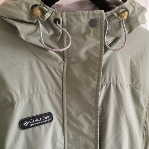 Columbia Packable nylon sage jacket with hood - Picture 2 of 11